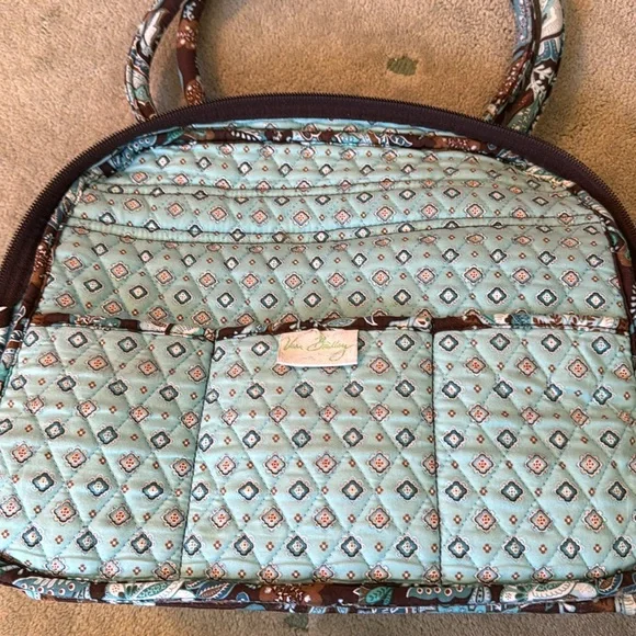 VERA BRADLEY Java Blue purse - Picture 6 of 8